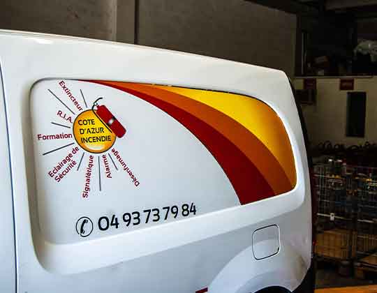 Actualités Côte d'Azur Incendie à Carros près de Nice 06